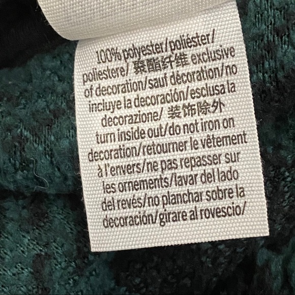 PINK Victoria’s Secret Sherpa Funnel Neck Pullover Hoodie Sweater Size L - Picture 10 of 12